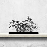 Hyper motard 950 RVE Silhouette Metal Art Stand