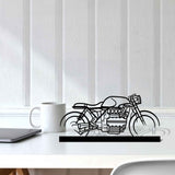 K1100 Cafe Racer Silhouette Metal Art Stand