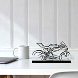 959 Panigale Corse Silhouette Metal Art Stand